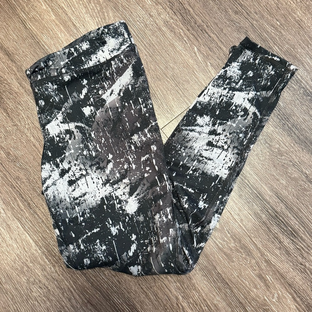 Champion Duo Dry Black and Gray Leggings
